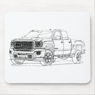 GMC Sierra HD 2015 Mouse Mat