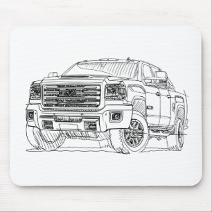 GMC Sierra HD ATX 2017 Mouse Mat