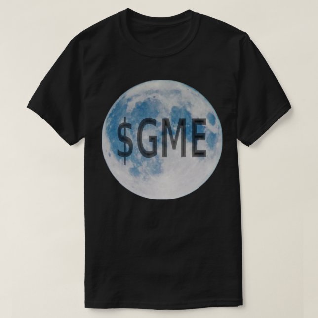 GME Memestock is Moonstock Stonks T-Shirt (Design Front)