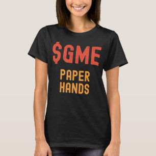 GME Stonk PAPER HANDS T-Shirt