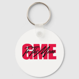 Gme To The Moon Key Ring