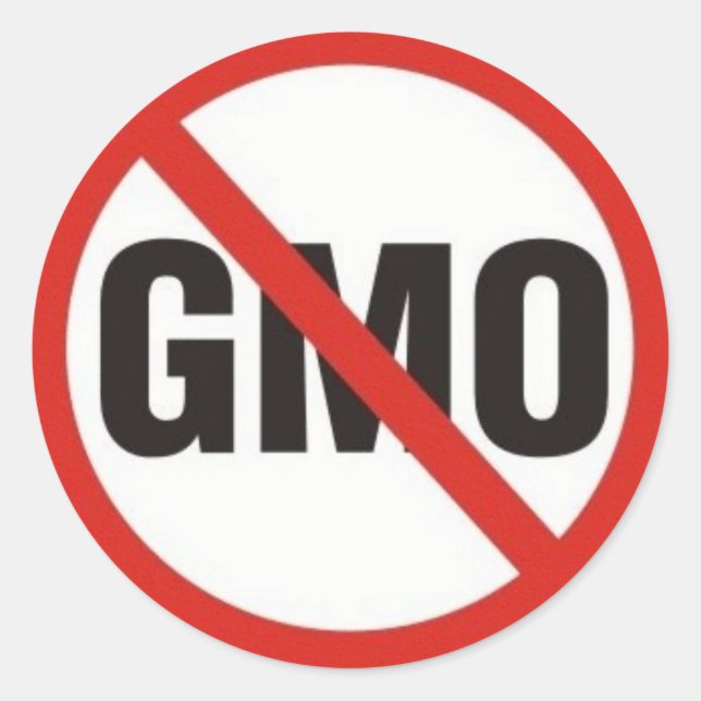 GMO Free Classic Round Sticker (Front)