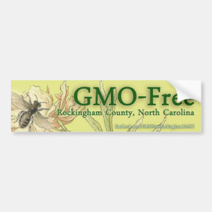 GMO-Free Rockingham County, NC Bumper Sticker