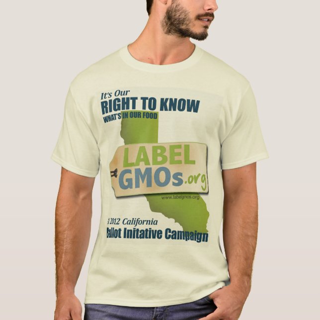 GMO-Free Santa Cruz, GMOs Untested, Unlabeled T-Shirt (Front)