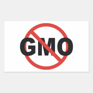 GMO RECTANGULAR STICKER