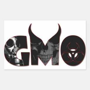 GMOs Rectangular Sticker