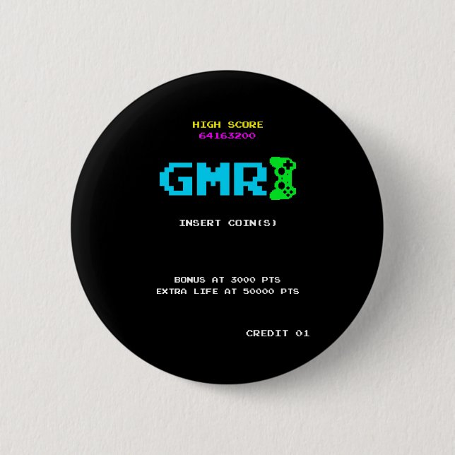 GMR 6 CM ROUND BADGE (Front)