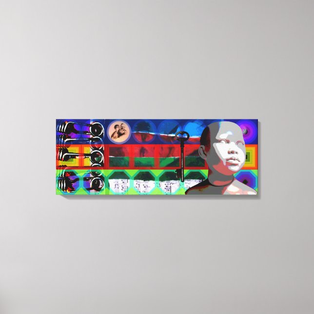 GMT 24 H Project Beethoven Psychedelic Frames C Canvas Print (Front)