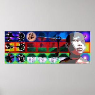 GMT 24 H Project Beethoven Psychedelic Frames P Poster