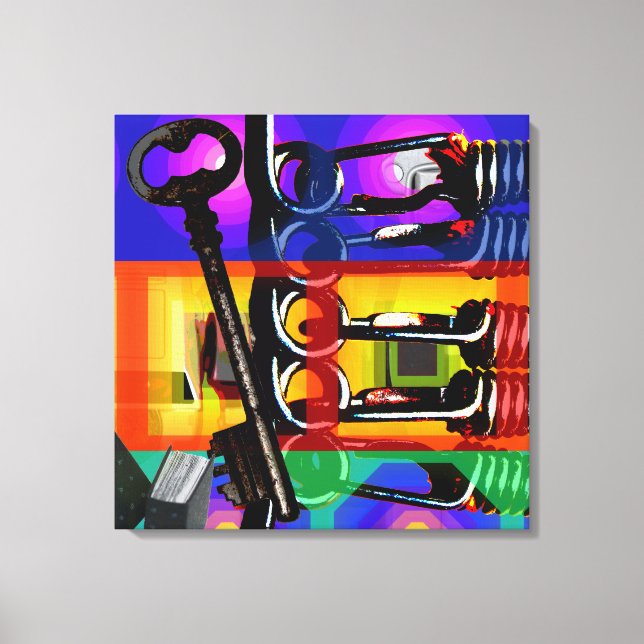 GMT 24 Heures Project Pop Psychedelic Frames 2 S C Canvas Print (Front)