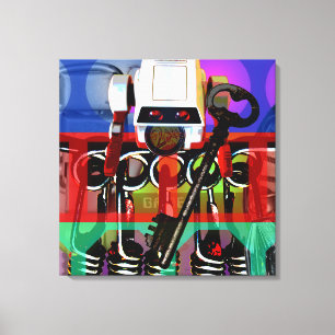 GMT 24 Heures Project Pop Psychedelic Frames 2 S C Canvas Print