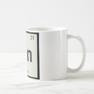 Gn - Gin Chemistry Periodic Table Symbol Coffee Mug