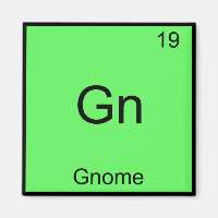 Gn - Gnome Funny Chemistry Element Symbol T-Shirt