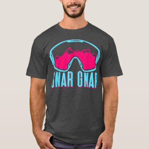 Gnar Gnar, Retro Ski Goggles Vintage 80s 90s Skiin T-Shirt