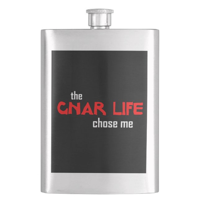 Gnar Life Hip Flask (Front)