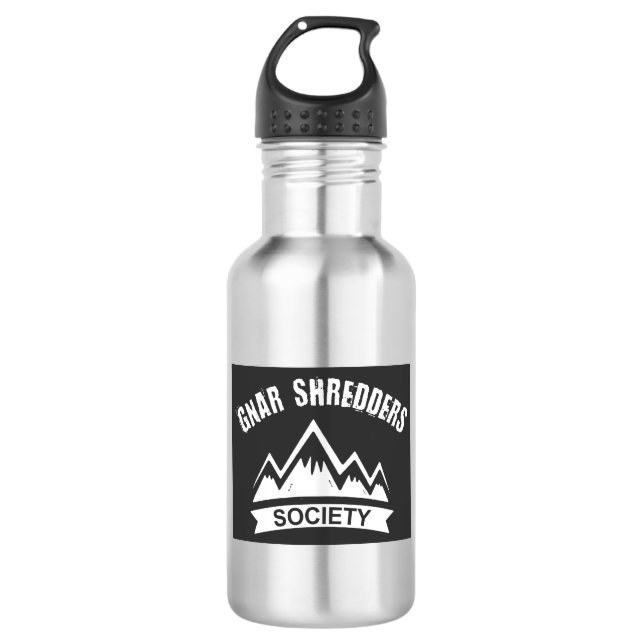 Gnar Shredders Society 532 Ml Water Bottle (Front)