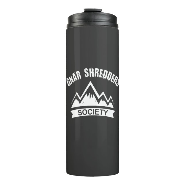 Gnar Shredders Society Thermal Tumbler (Front)