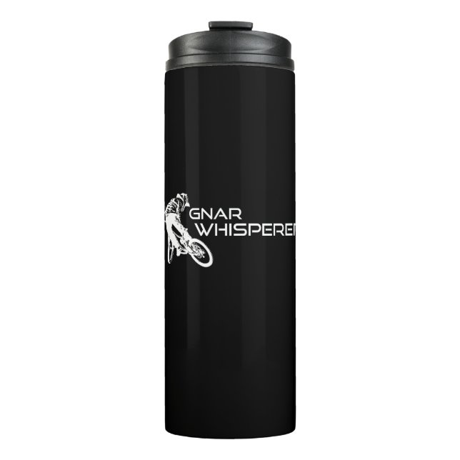 Gnar Whisperer Mountain Biking Thermal Tumbler (Front)