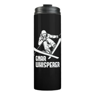 Gnar Whisperer Skiing Thermal Tumbler