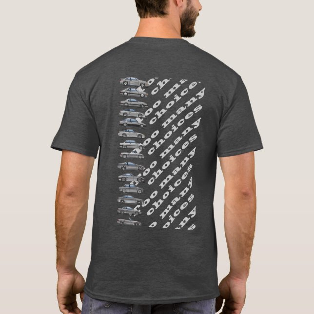 gnari performance too many choices T shirt (Back)