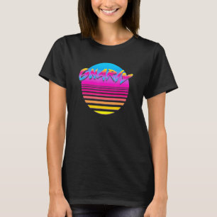 Gnarly Hot Sun Retro 80s 90s Vintage Vaporwave T-Shirt