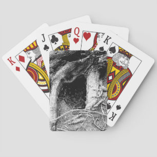 Gnarly old tree playing cards