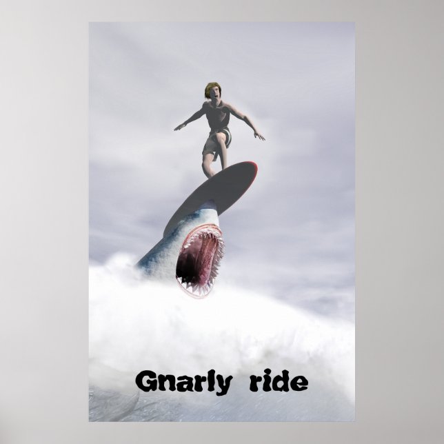 Gnarly ride poster (Front)