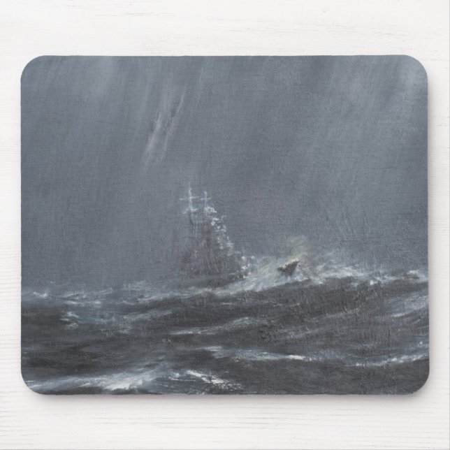 Gneisenau Storm in the North Sea 1940. 2006 Mouse Mat (Front)