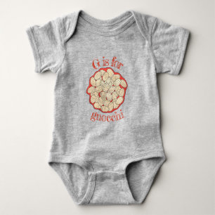 Gnocchi Italian Cuisine Food Potato Dumpling Pasta Baby Bodysuit
