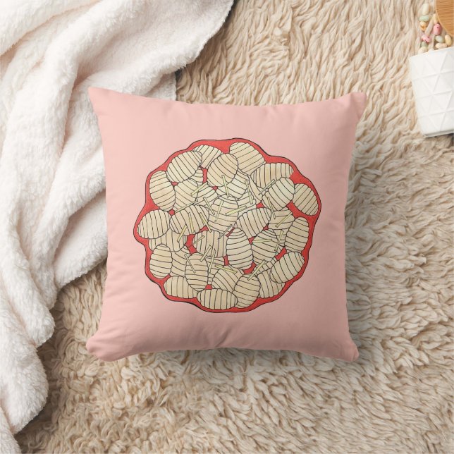 Gnocchi Italian Cuisine Food Potato Dumpling Pasta Cushion (Blanket)