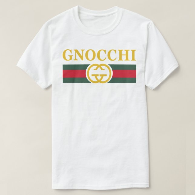 Gnocchi-Pasta-Logo-Classic Gifts For Fans, Gifts F T-Shirt (Design Front)