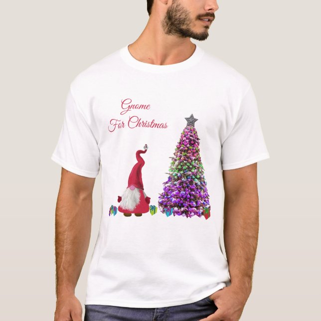 Gnoel the Scandi Gnome - Gnome for Christmas T-Shirt (Front)