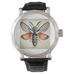 Gnoma Insect Top View 020924IREF246 - Watercolor Watch