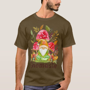 Gnomaste Cute Meditating Gnome Funny Yoga T-Shirt