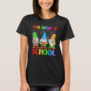 Gnome 100 Days Of School Cute Gnomies Teacher For  T-Shirt