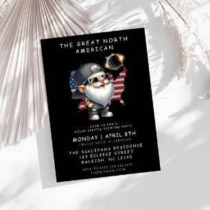 Gnome 2024 Total Solar Eclipse Viewing Party Invi Invitation