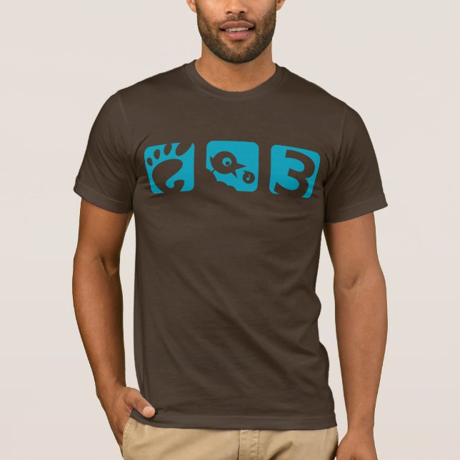 GNOME 3 bird mens t-shirt (Front)