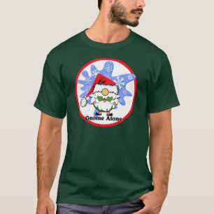 Gnome Alone Funny Christmas Movie Parody Red Green T-Shirt