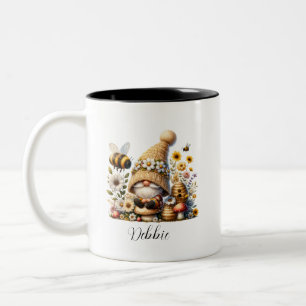 Gnome and Bee Personalised Mug