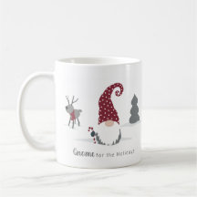 Gnome and reindeer Scandinavian Tomte design