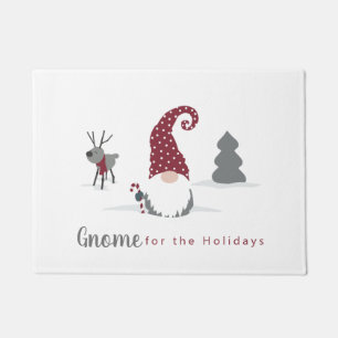 Gnome and Reindeer Scandinavian Tomte design Doormat