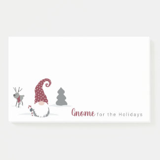 Gnome and Reindeer Scandinavian Tomte design Post-it Notes