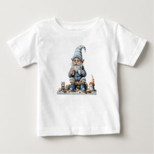 Gnome and winter season baby T-Shirt