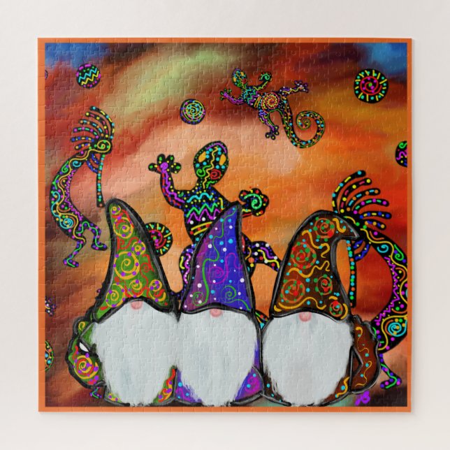 Gnome  Art Jigsaw Puzzle (Vertical)