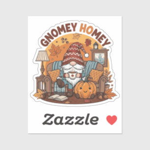 Gnome at home seasonal pumpkin design