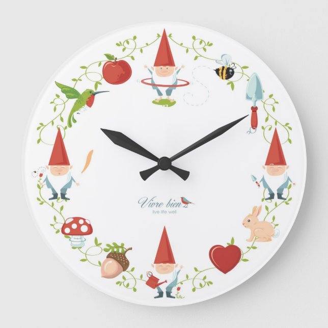Gnome-body: Wall clocks (Front)