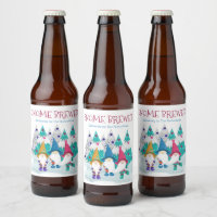 Gnome Brewed Personalised Fun Home Brew Christmas