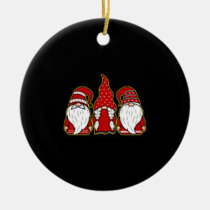 Gnome Buddies Gimp Dwarf with long beards Humour Ceramic Tree Decoration