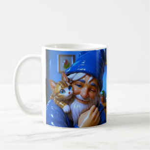Gnome & Cat Coffee Mug 11oz