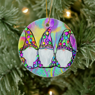 GNOME CERAMIC TREE DECORATION